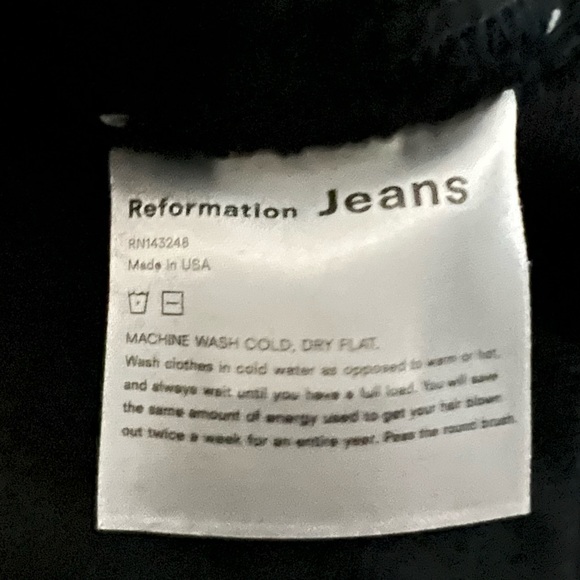 NWT Reformation Julia Crop High Waist Cigarette Jean - Picture 9 of 13